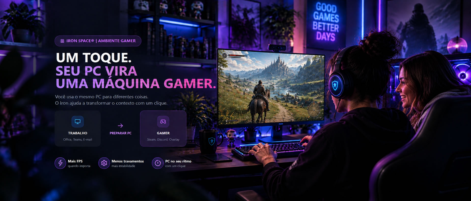 Iron Space - Ambiente Gamer